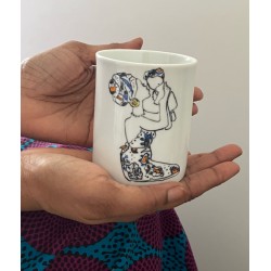 Mug Yaye en porcelaine de Limoges