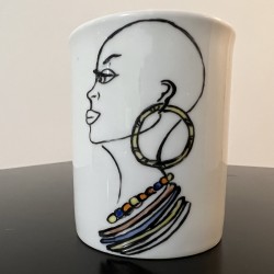 Mug WANDA en porcelaine de...